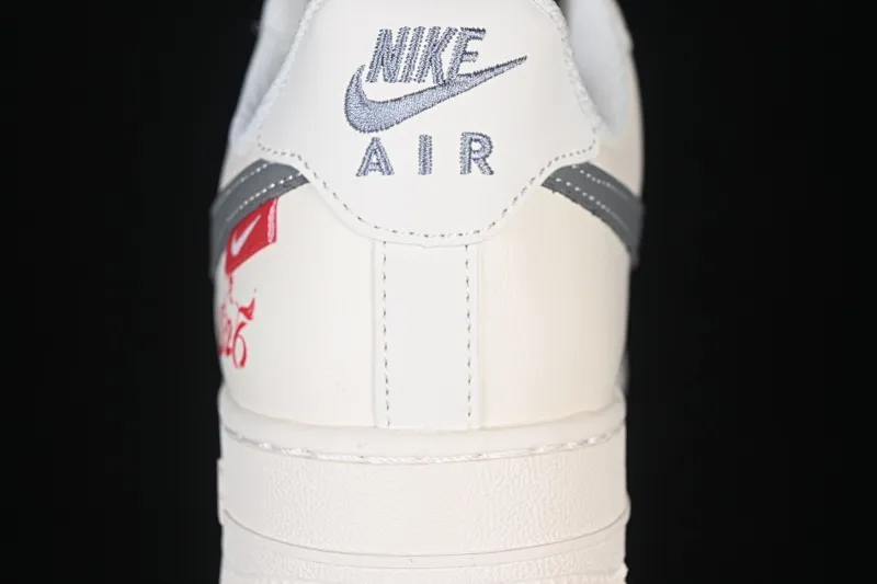 All categories Nk Air Force 1 Air Force series Nk Air Force 1 Low Air Force low-top Nike Air Force 1'07 Low Year of the Horse limited edition Wu Ma rice gray red Air Force 1 low-top casual sneakers MZ9588-822